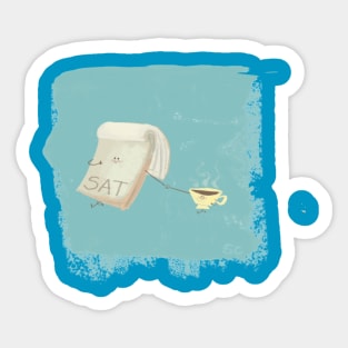 Coffee meets Saturday mornings. Sticker